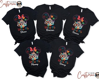 Custom Disney Trip 2026 Family Matching T-Shirt, Disneyland Castle