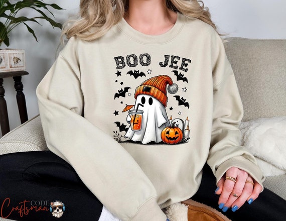 Boo Jee Ghost T-Shirt: Spooky Halloween Women's Tee