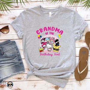 Birthday Girl Party Shirt, Custom Kitty Shirts, Hello Birthday Kitty, Hello Cat Birthday Tees, Personalized Kitty Birthday Shirt,