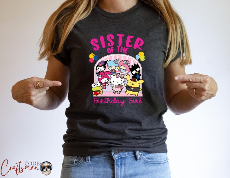 Birthday Girl Party Shirt, Custom Kitty Shirts, Hello Birthday Kitty, Hello Cat Birthday Tees, Personalized Kitty Birthday Shirt,