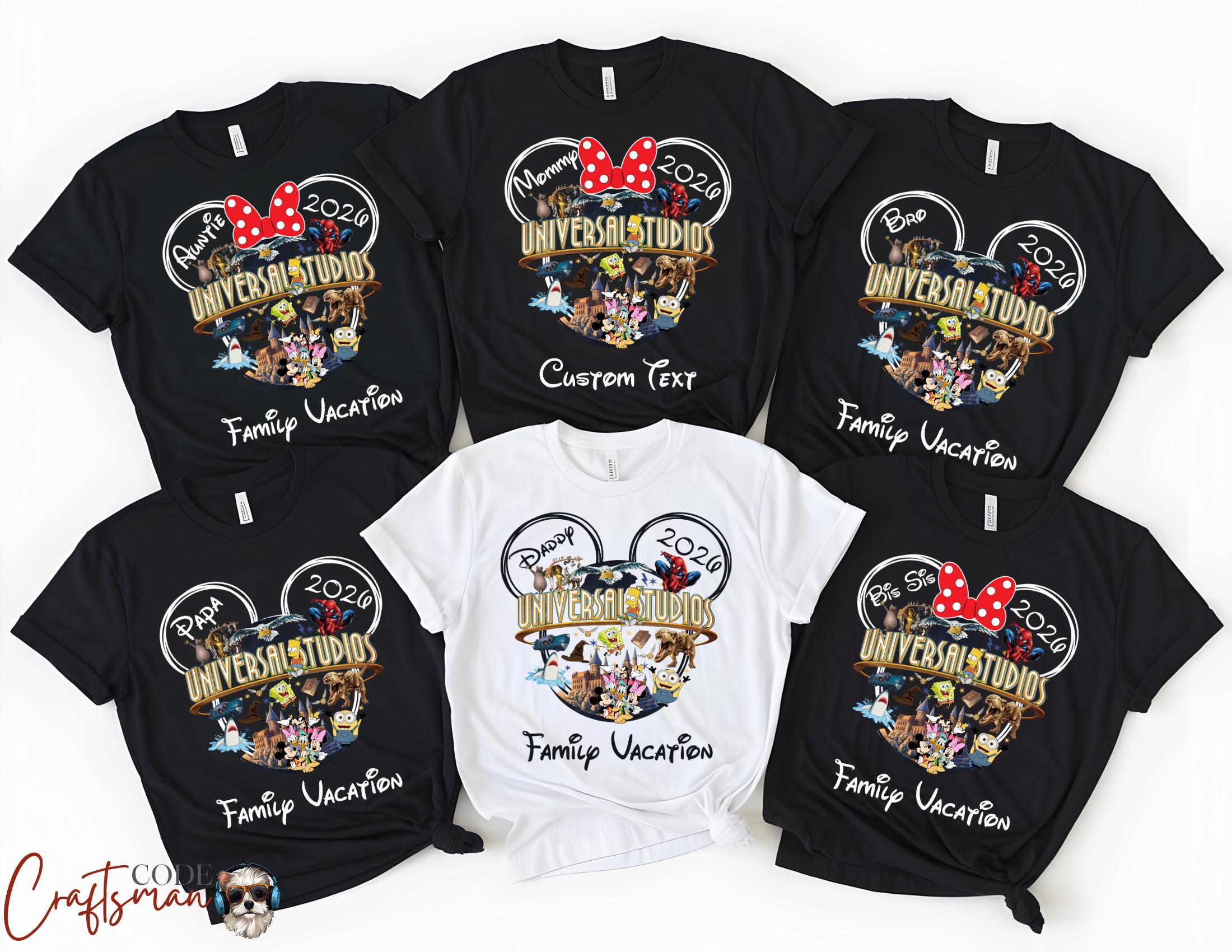 Discover Disney Universal Studios 2026 Shirt, Disney Family Vacation, Universal Studios Trip Shirt, Universal Orlando Shirt, Disney Family