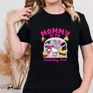Birthday Girl Party Shirt, Custom Kitty Shirts, Hello Birthday Kitty, Hello Cat Birthday Tees, Personalized Kitty Birthday Shirt,