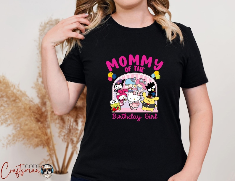 Birthday Girl Party Shirt, Custom Kitty Shirts, Hello Birthday Kitty, Hello Cat Birthday Tees, Personalized Kitty Birthday Shirt,