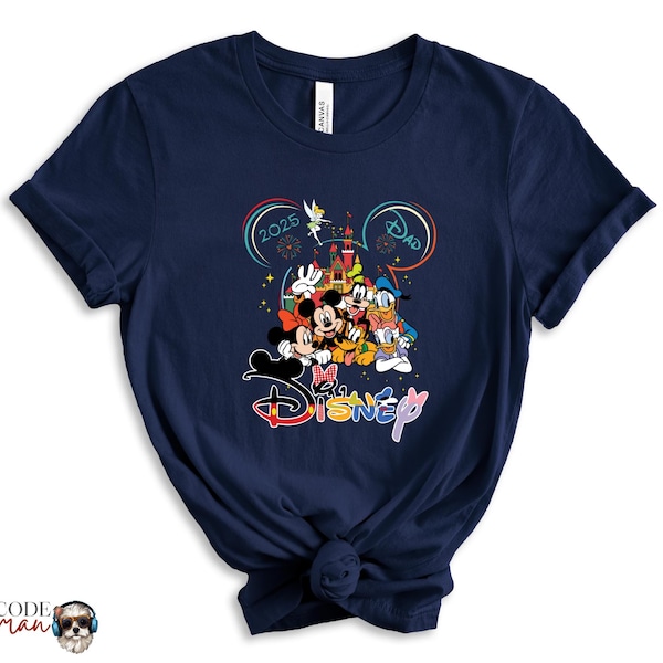 Camiseta de viaje familiar a Disney, ideal para las vacaciones en Disneyland 2026