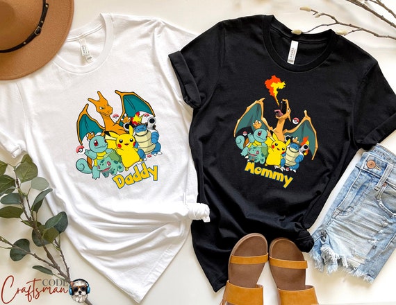 Poke-mon Birthday Shirt, Family Matching T-shirt, Poke boy birthday shirts