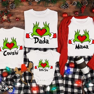 Custom Christmas Family Shirts: Matching Squad Xmas Party Tee