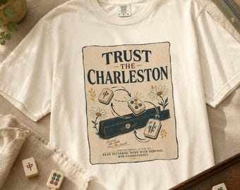 Comfort Colors | Trust the Charleston T-Shirt | Vintage Dice & Coffin Design