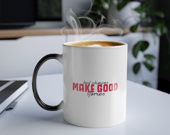 Magical Color Morphing Mug, 11oz - Perfect Gift for Coffee Lovers, Unique Palette Cup for Birthdays, Holidays, Home Decor, Customizable