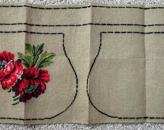 Vintage Dexter's Needlepoint Tapestry Purse Kit with Roses
