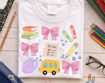 Back to School To Do List PNG SVG Design (Digital Download)