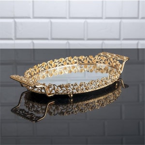Engagement Tray - Ring Tray - Mocha Tray - Damat Kahve Tepsi - Yüzük Tepsi