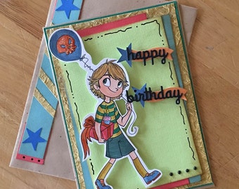 Birthday Cards, Happy Birthday, Greeting Card, Birthday Card, Card With Matching Envelope, Son, Nephew, Friend, Birthday Greeting Card, Boy