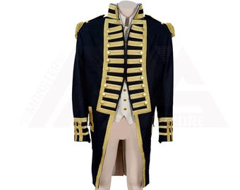 ロングコート【フランス海軍、直輸入・将校軍装】希少品 ロングコート
