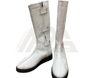Stivali da wrestling lunghi in pelle personalizzati da uomo e da donna, scarpe da wrestling in pelle di mucca fatte a mano, stivali da wrestling alla moda con cerniera laterale, stivali da regalo per wrestling