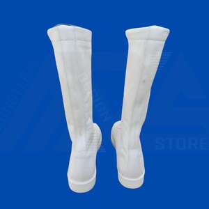 men women white wrestling boots
