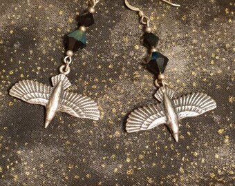 Tribal Native American Eagle Earrings