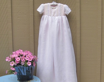 Baby Girl Christening Gown Special Occasion with Bonnet 6mo.