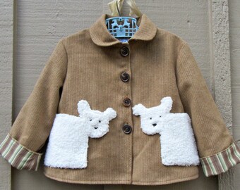 Size 4 Bear Little Boy Jacket Coat