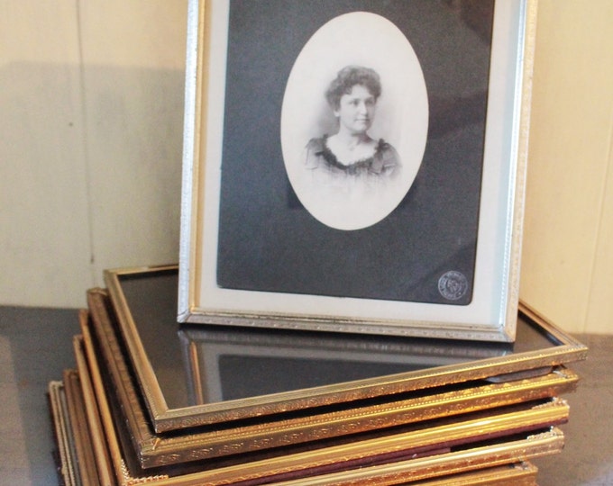 Vintage Picture Frames Gold Silver Metal Frames 8x10 Set Etsy