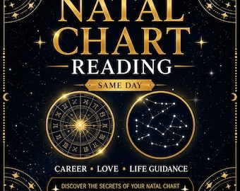 Leitura personalizada do Mapa Astral – Análise do Mapa Astral, Relatório Astrológico, Caminho de Vida e Insights de Personalidade (PDF)