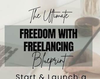Mastering the Freelance Journey PLR Digital Guides Planner | Unlock Your Freelance Freedom | Business Guide to Planning and Online Success