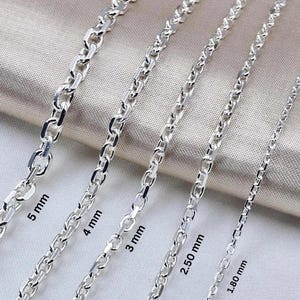 Solid 925 Sterling Silver Anchor Chain, Men or Women's Bracelet or Necklace, Anchor Link Cable Chain, Dainty Necklace, Anchor Chain Necklace - Etsy Solid 925 Sterling Silver Anchor Chain, Men or Women's Bracelet or Necklace, Anchor Link Cable Chain, Dainty Necklace, Anchor Chain Necklace - Etsy