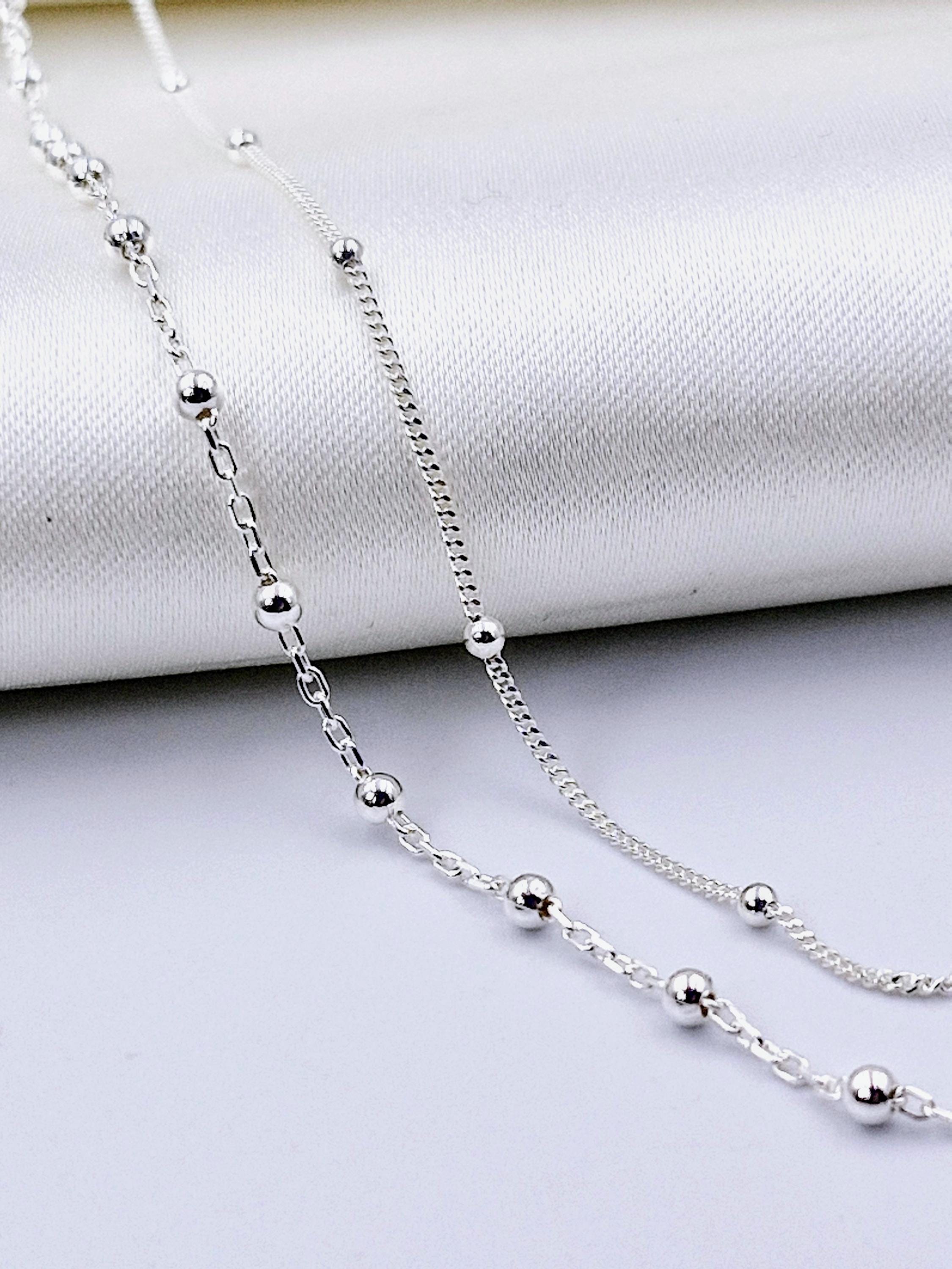 アクセサリー SILVER925 Heavy Ball Chain Necklace DragonWeave Jewelry 9.5mm Extra Large Silver Steel Ball