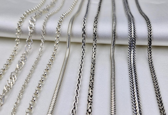 925 Sterling Silver Bone Bracelet | 925 Sterling Silver Rope