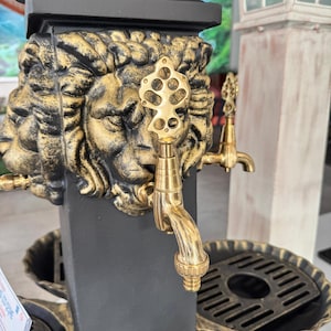 Ottoman model brass cast Garden Faucet with Hose Connection – Durable Outdoor Faucet special design cast fountain