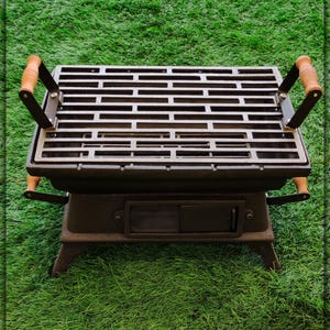 gietijzeren barbecue, gietijzeren barbecue, gietijzeren campinggrill