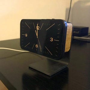 iPhone StandBy Dock voor MagSafe – Minimalistische iPhone-oplaadstandaard | MagSafe Desk Dock | Oplaadstation voor iPhone