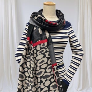 Animal Leopard Print  Scarf