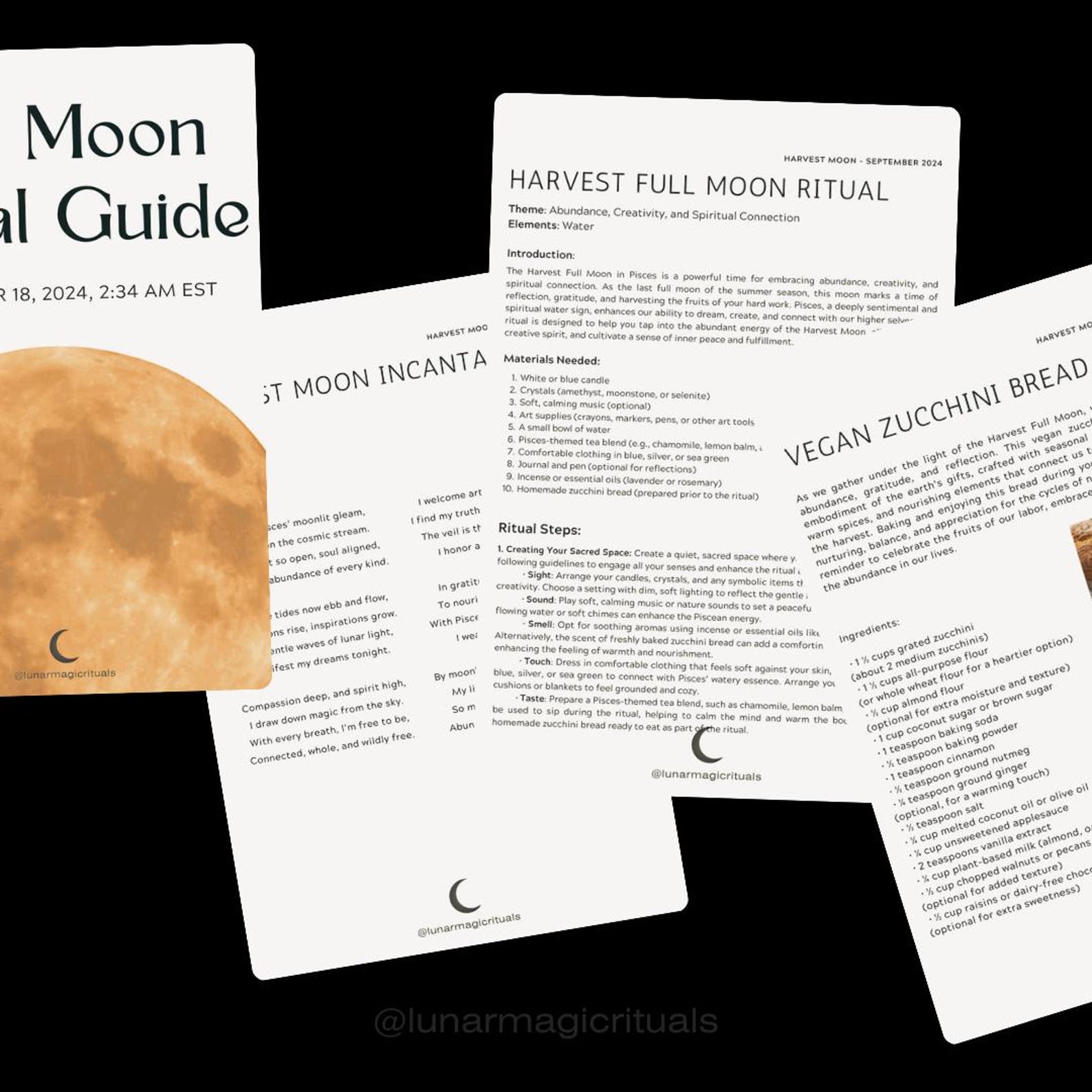 Full Moon Ritual Guide for September 2024 Harvest Moon - Reap, Reflect ...