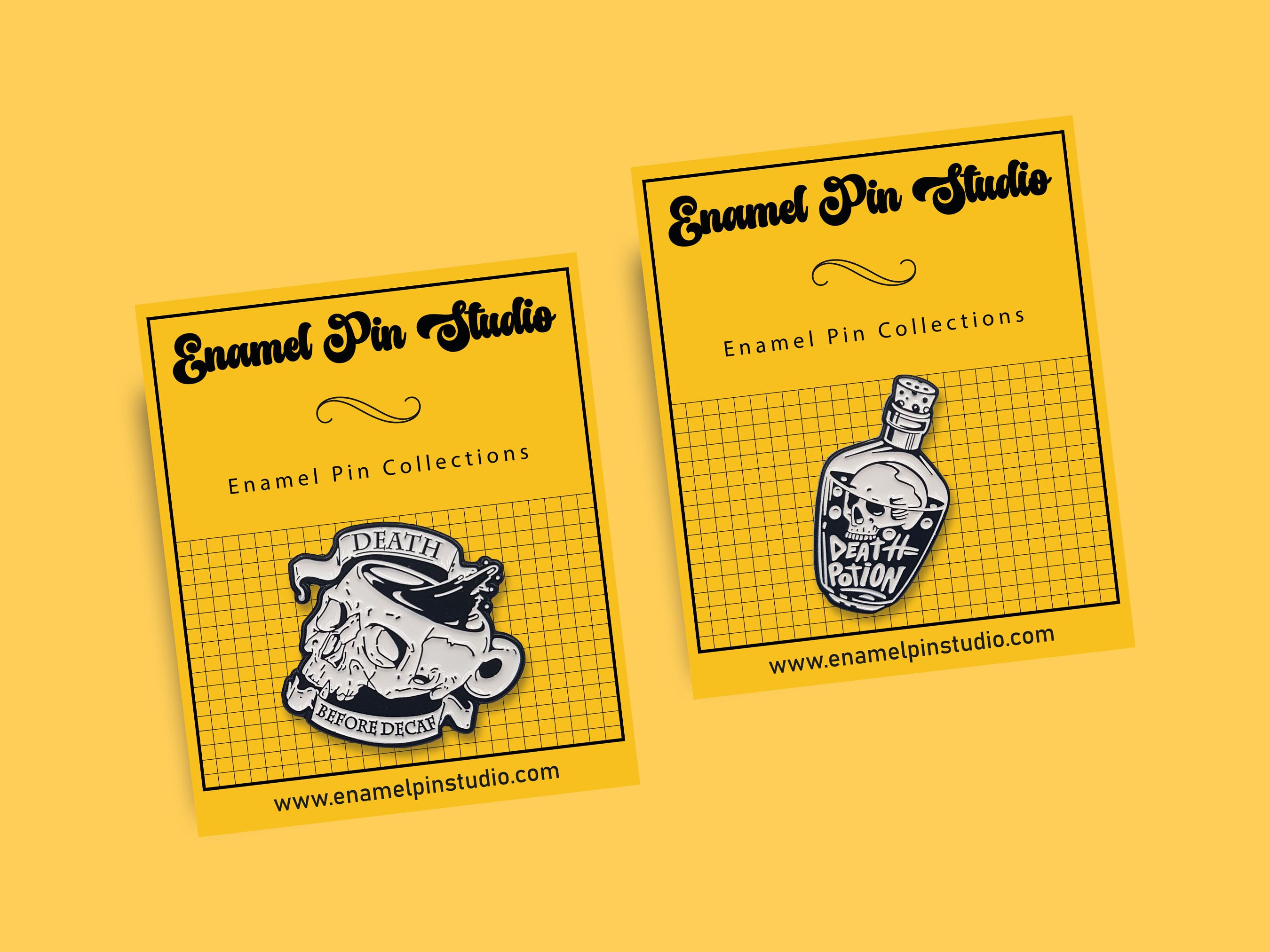 Alfileres de esmalte gótico - Etsy México, image size:2700x2025