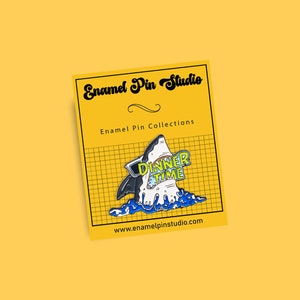 Shark Enamel Pin