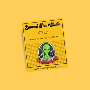 Alien Enamel Pin