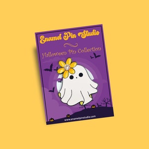 Ghost Enamel Pin: Halloween Pin Collection