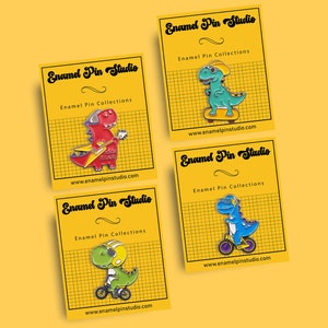 Dinosaur Enamel Pins