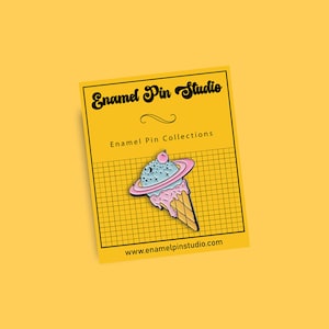Ice Cream Enamel Pin