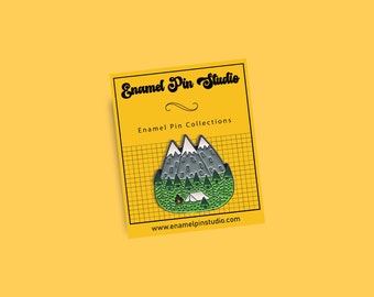 Berg Emaille Pin