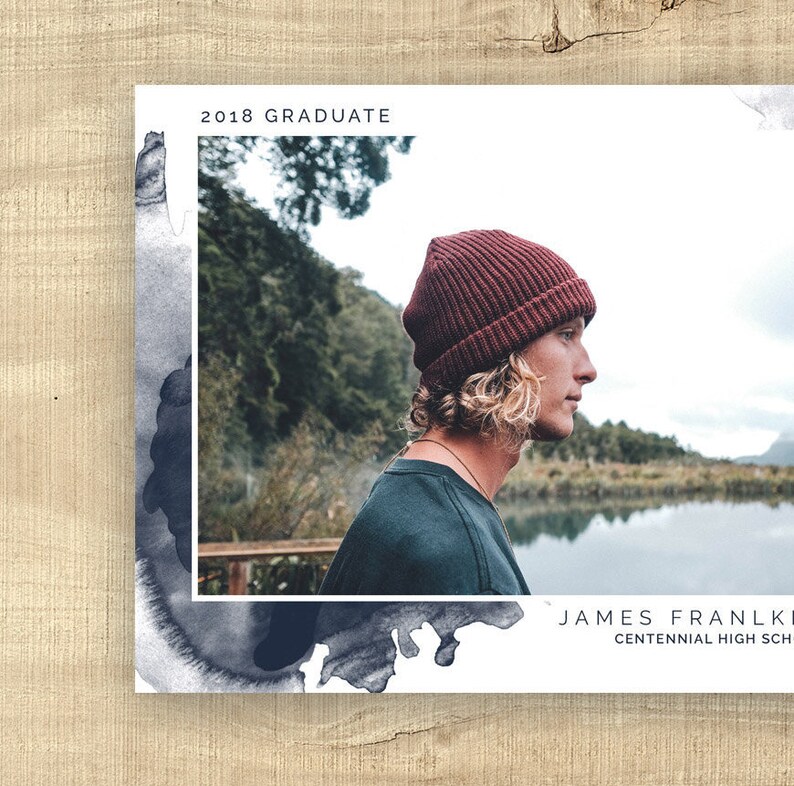 James Graduation Party Photo Graduation Announcement Graduation Invitation Graduation Announcement Printable Graduation Announcement