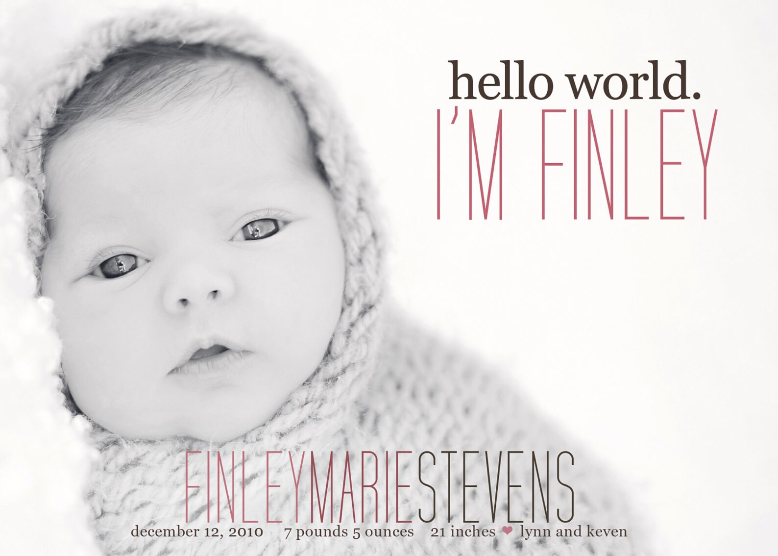 Birth Announcement Baby Boy Announcement Baby Girl Etsy