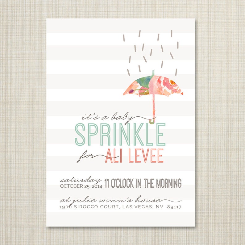 sprinkle baby shower invitations