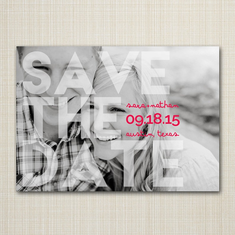 Digital Save the Date Save The Date Magnets or cards custom Save the Date save-the-date postcards Modern Save the Date