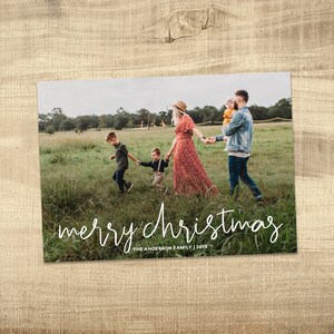 Christmas Photo Card - custom design holiday card digital file - Oh What Fun