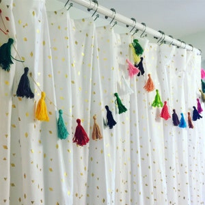 Multi color tassel garland/mantle decor/Christmas decor