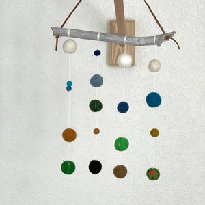 Big Bend Collection felted wool wall hanging mobile nursery