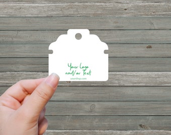 Custom Designed-Your Logo, Your Text & Design Bracelet Display Cards 3.5" H x 4" W, Hair Ties Various Sizes
