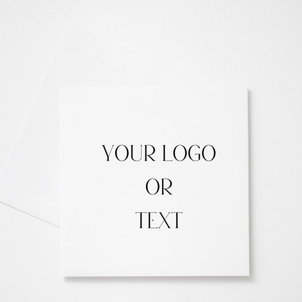 PRINTED-Your Logo and or Text Mini Note Cards, Thank You Cards, Order Enclosure Cards, Mini Gift Cards