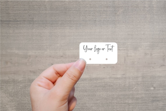 Custom Designed-Your Logo, Wording & Design Mini Earring Display Cards